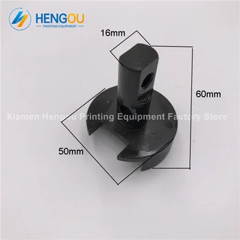 

6 pieces Hengoucn 102 printing machinery Black replaced parts 71.010.116 China Post Free Shipping size 50x60x16mm