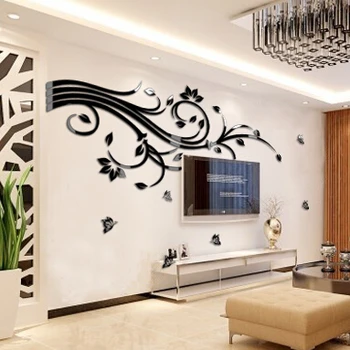 Acrylic Vine Flower Wall Stickers Poster Home Room Decorations Removable Stickers for Kitchen DIY Wall Stickers for Kids Rooms
Acrylic Vine Flower Wall Stickers Poster Home Room Decorations Removable Stickers for Kitchen DIY Wall Stickers for Kids Rooms