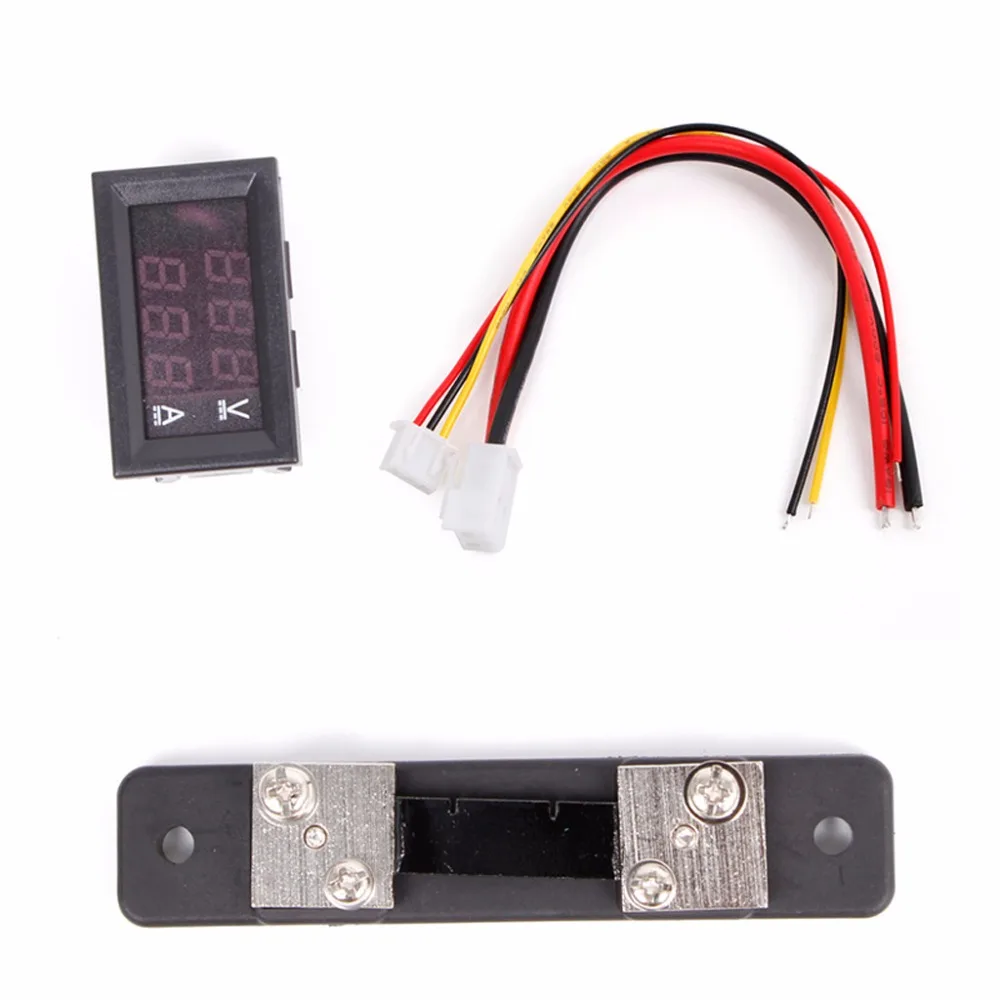 2018 0-100V/50A Red Blue Digital Voltmeter Ammeter 2in1 DC Volt Amp Meter W/ Shunt W-store Oct24_B
2018 0-100V/50A Red Blue Digital Voltmeter Ammeter 2in1 DC Volt Amp Meter W/ Shunt W-store Oct24_B