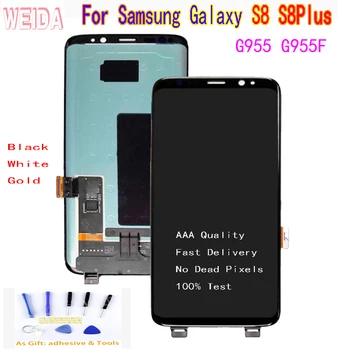 WEIDA 6.2" For Samsung Galaxy S8 G950 G950F G950u LCD Display Touch Screen Digitizer Assembly WITHOUT Frame S8 Plus lcd
WEIDA 6.2" For Samsung Galaxy S8 G950 G950F G950u LCD Display Touch Screen Digitizer Assembly WITHOUT Frame S8 Plus lcd