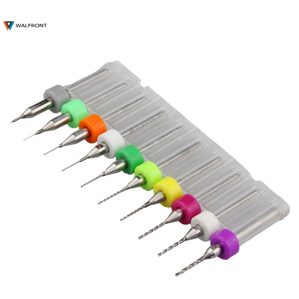 10pcs/Set Micro Mini Twist Drill Bits 0.1-1.0mm Solid Carbide PCB Drill Bit Nozzle Cleaning Cleaner for Printer Accessories
10pcs/Set Micro Mini Twist Drill Bits 0.1-1.0mm Solid Carbide PCB Drill Bit Nozzle Cleaning Cleaner for Printer Accessories