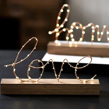 Creative Home Decorative Figurines Ornaments LED Lamp Light LOVE Letters Living Room Bedroom Layout Decoration Birthday Gift
Creative Home Decorative Figurines Ornaments LED Lamp Light LOVE Letters Living Room Bedroom Layout Decoration Birthday Gift