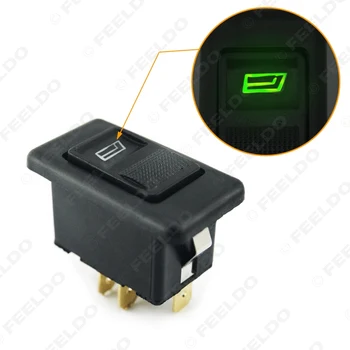 FEELDO 1Pc Universal 5pins Electromobile Power Window Switch 12V/24V 20A with illumination indicator #FD-1449
FEELDO 1Pc Universal 5pins Electromobile Power Window Switch 12V/24V 20A with illumination indicator #FD-1449