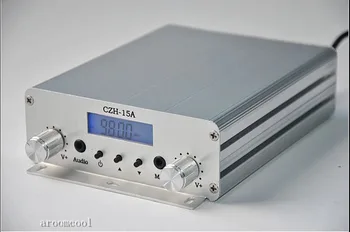 CZH-15A 15W FM radio broadcast PLL transmitter FM Transmitter Silver Color 
CZH-15A 15W FM radio broadcast PLL transmitter FM Transmitter Silver Color