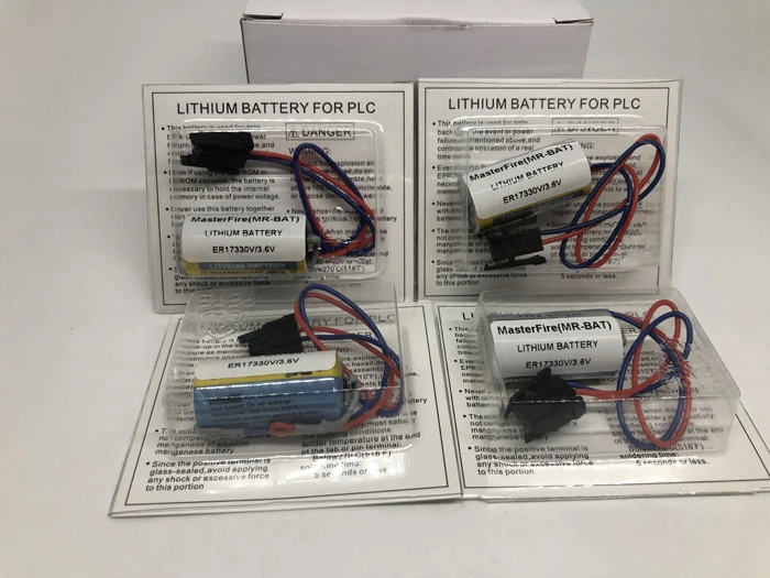 10pcs/lot New Original MasterFire MR-BAT ER17330V ER2/3A 17330 3.6V PLC Battery Batteries Servo MR-BAT PLC Battery
10pcs/lot New Original MasterFire MR-BAT ER17330V ER2/3A 17330 3.6V PLC Battery Batteries Servo MR-BAT PLC Battery