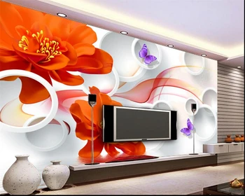 Beibehang Customize any size 3D wallpaper water red rose butterfly 3d flower circle TV background wall wallpaper for walls 3 d
Beibehang Customize any size 3D wallpaper water red rose butterfly 3d flower circle TV background wall wallpaper for walls 3 d