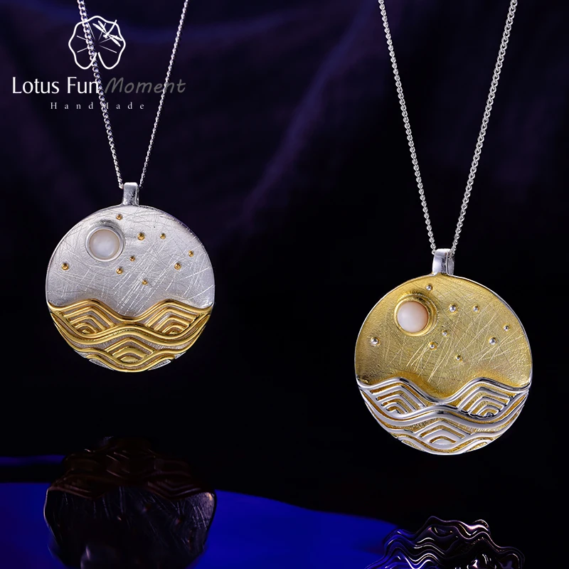 Lotus Fun Moment Real 925 Sterling Silver Handmade Fashion Jewelry The Moonlight Design Pendant without Chain Acessorios Women
Lotus Fun Moment Real 925 Sterling Silver Handmade Fashion Jewelry The Moonlight Design Pendant without Chain Acessorios Women