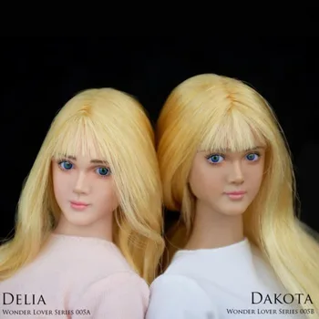 1/6 Scale Female Girl Head Sculpt WONDERY Movable Eye Lens WLS005A WLS005B Girl Headplay For 12" PH Jiaodoll TTL Action Figure
1/6 Scale Female Girl Head Sculpt WONDERY Movable Eye Lens WLS005A WLS005B Girl Headplay For 12" PH Jiaodoll TTL Action Figure