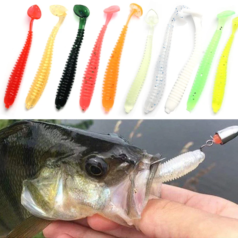 10pcs 10 color /lot Soft Lure Floating Worm T Tail Sub Bait Crank Hook 7.5cm 2g Silicone Bait All For Fishing Jigging Lure
10pcs 10 color /lot Soft Lure Floating Worm T Tail Sub Bait Crank Hook 7.5cm 2g Silicone Bait All For Fishing Jigging Lure
