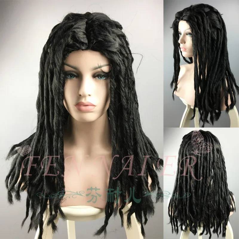 Black Synthetic Dreadlocks Hair Cosplay Wig for Adult Women Men Halloween Christmas Role Playing
Black Synthetic Dreadlocks Hair Cosplay Wig for Adult Women Men Halloween Christmas Role Playing