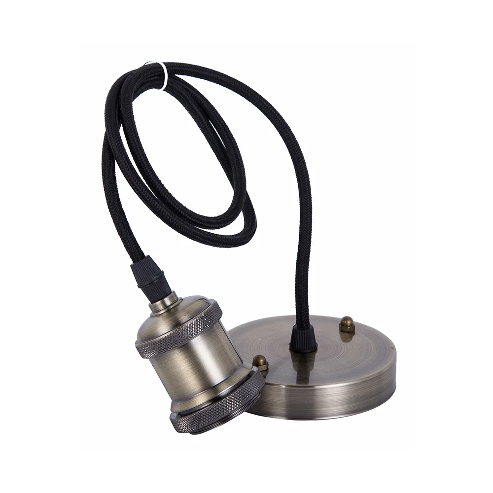 Retro E27 Screw lamp holder for led Pendant lights Aluminum Light Socket ceiling lamp holder lighting Fixture
Retro E27 Screw lamp holder for led Pendant lights Aluminum Light Socket ceiling lamp holder lighting Fixture