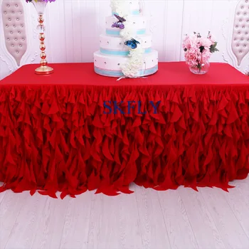 CL037H wedding 6ft rectangle 30'' wide, 72'' long, 30'' drop, Christmas red curly willow chiffon table cloth with top
CL037H wedding 6ft rectangle 30'' wide, 72'' long, 30'' drop, Christmas red curly willow chiffon table cloth with top
