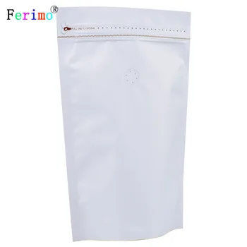 100pcs 18 * 29 cm universal white one pound coffee zipper bag one-way exhaust valve aluminized bag stand up zip lock bags
100pcs 18 * 29 cm universal white one pound coffee zipper bag one-way exhaust valve aluminized bag stand up zip lock bags