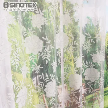 ISINOTEX Window Curtain White Flower Printed Pattern For Home Living Room Screening Transparent Sheer Voile Fabric 1PCS/Lot
ISINOTEX Window Curtain White Flower Printed Pattern For Home Living Room Screening Transparent Sheer Voile Fabric 1PCS/Lot
