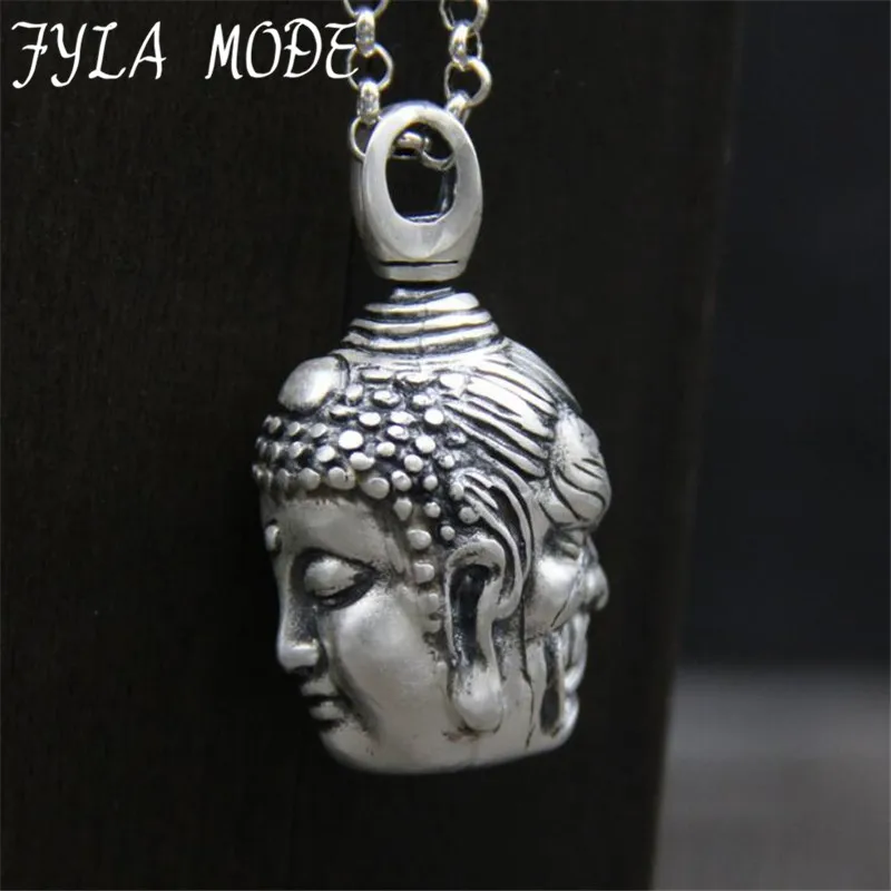 JINSE Carved Buddha Devil Two Face Double Side Pendant Tiny Charms S925 Sterling Silver Pendant Findings DIY Accessories
JINSE Carved Buddha Devil Two Face Double Side Pendant Tiny Charms S925 Sterling Silver Pendant Findings DIY Accessories
