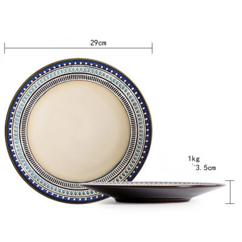 Creative Western food market Porcelain dinner set ceramic Dinner plate salad plate Steak Dish
Creative Western food market Porcelain dinner set ceramic Dinner plate salad plate Steak Dish