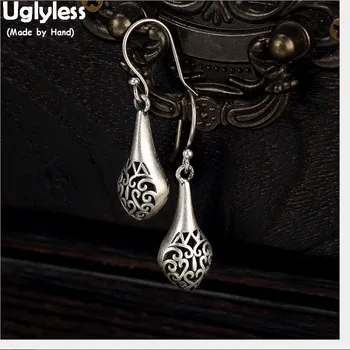 Uglyless Real Solid 990 Fine Silver Women Handmade Thai Silver Jewelry Vintage Totem Patterns Abstract Heart Earrings Hollow
Uglyless Real Solid 990 Fine Silver Women Handmade Thai Silver Jewelry Vintage Totem Patterns Abstract Heart Earrings Hollow