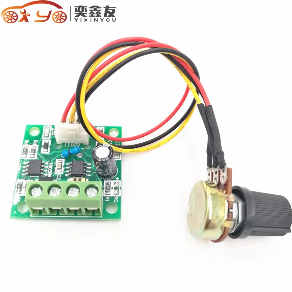 5PCS DC New 1.8V 3V 5V 6V 12V 2A Low Voltage Motor Speed Controller PWM With Adjust Switch
5PCS DC New 1.8V 3V 5V 6V 12V 2A Low Voltage Motor Speed Controller PWM With Adjust Switch