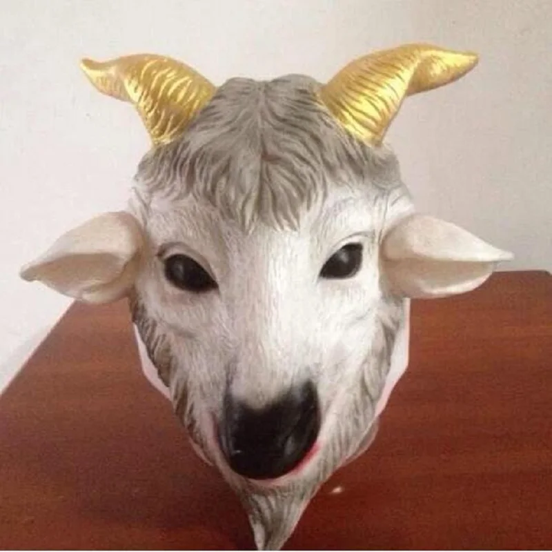 2017 Hot Goat Sheep Head Mask Halloween Fancy Dress Party Cos play Halloween Costume Cos play Masks
2017 Hot Goat Sheep Head Mask Halloween Fancy Dress Party Cos play Halloween Costume Cos play Masks