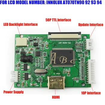 HDMI To 50P TTL Parallel RGB Controller Board Module Monitor for Raspberry PI 2 IPS TFT LCD Display AT070TN92 90 93 94 Panel
HDMI To 50P TTL Parallel RGB Controller Board Module Monitor for Raspberry PI 2 IPS TFT LCD Display AT070TN92 90 93 94 Panel