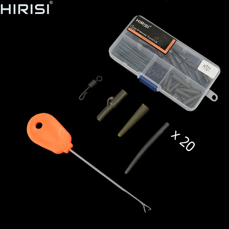 80Pcs/20Sets Carp terminal tackle carp fishing safety lead clip set carp fishing rolling swivel with 1pcs bait needle tool
80Pcs/20Sets Carp terminal tackle carp fishing safety lead clip set carp fishing rolling swivel with 1pcs bait needle tool