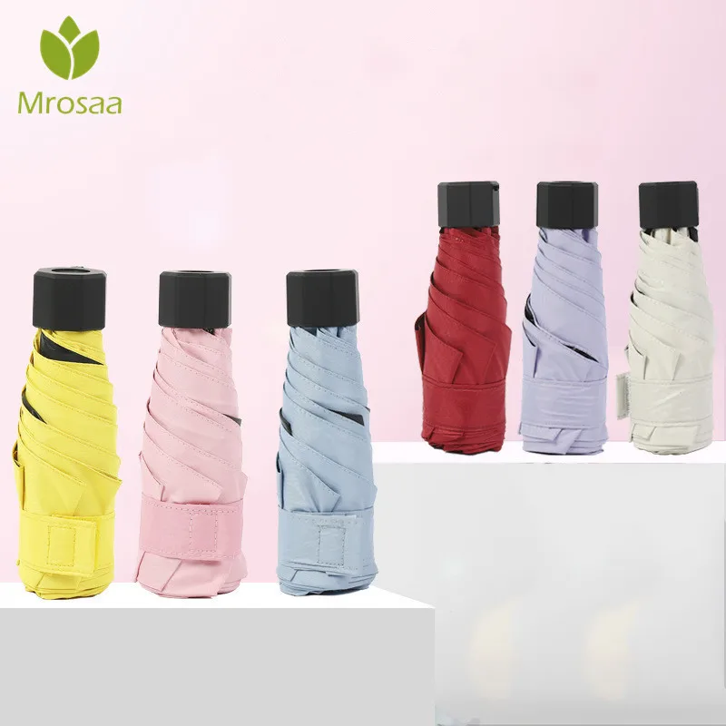 Sunny Umbrella Ultralight Mini Pocket Umbrella Strong UV Resistant Sunshade Parasol Five Folding Travel Girls Pocket Umbrellas
Sunny Umbrella Ultralight Mini Pocket Umbrella Strong UV Resistant Sunshade Parasol Five Folding Travel Girls Pocket Umbrellas