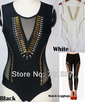2 Colors Ladies Sexy Lingerie Punk Overall Catsuit Teddie Dress Club Dance Wear 7618
2 Colors Ladies Sexy Lingerie Punk Overall Catsuit Teddie Dress Club Dance Wear 7618