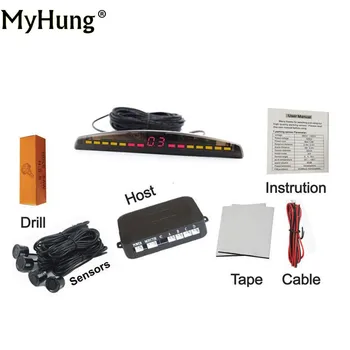 Car parking system led parking sensor kit backlight display assistant backup radar monitor system 4 sensors Free shipping
Car parking system led parking sensor kit backlight display assistant backup radar monitor system 4 sensors Free shipping
