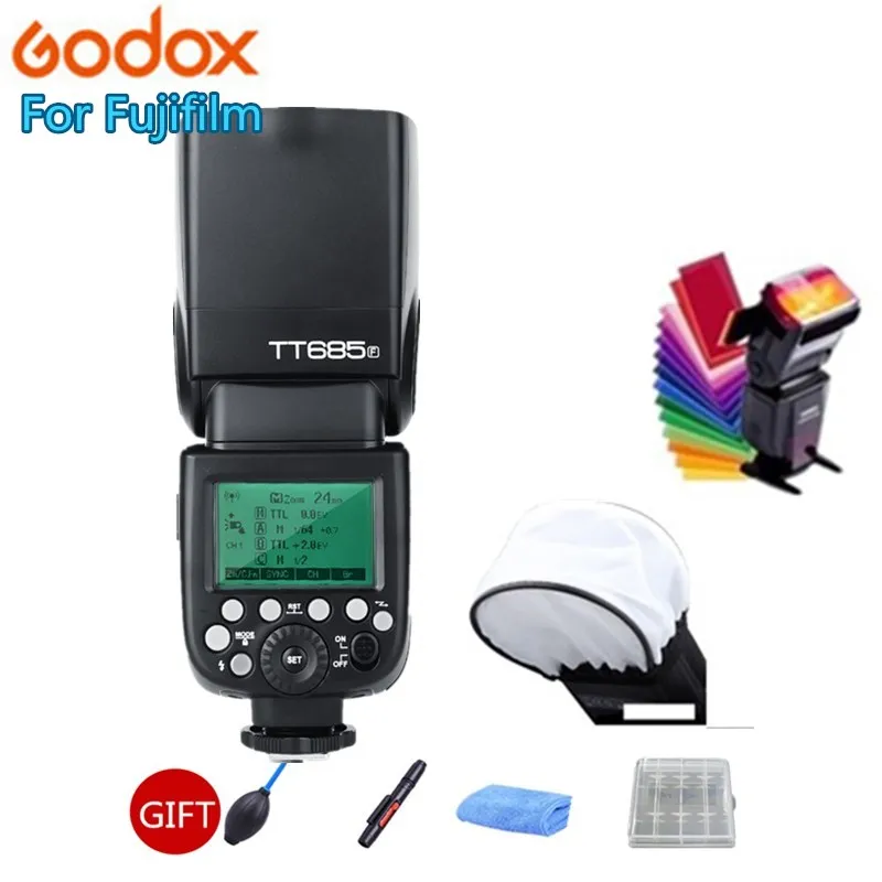 Godox TT685 TT685F 2.4G Wireless HSS 1/8000s TTL Flash Speedlite for Fujifilm X-Pro2 X-Pro1 X-T10 X-T20 X-T2 X-T1 X100F X100
Godox TT685 TT685F 2.4G Wireless HSS 1/8000s TTL Flash Speedlite for Fujifilm X-Pro2 X-Pro1 X-T10 X-T20 X-T2 X-T1 X100F X100