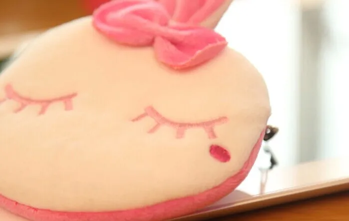 Sweet 30PCS Bowknot Rabbit Plush Coin BAG , 11cm key chain Pocket Plush Coin Purse , Coin Wallet BAG
Sweet 30PCS Bowknot Rabbit Plush Coin BAG , 11cm key chain Pocket Plush Coin Purse , Coin Wallet BAG