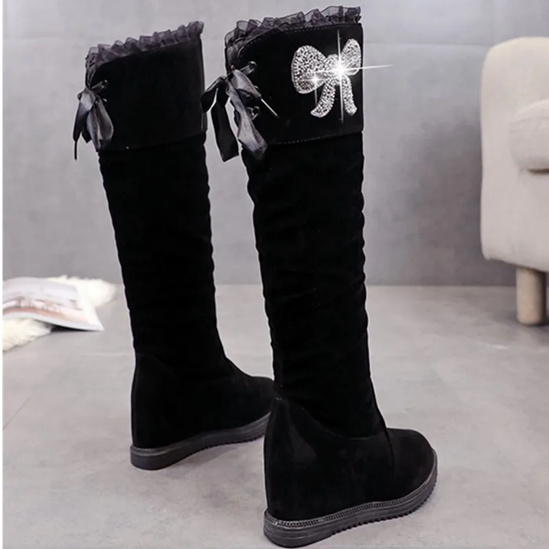 fashion women casual flock mid heel Knee high boots Shoes women Female winter warm Increase black winter Snow Boots mujer w20
fashion women casual flock mid heel Knee high boots Shoes women Female winter warm Increase black winter Snow Boots mujer w20