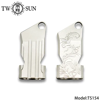 TWOSUN TC4 Titanium Double Pipe Whistle Lifesaving Survival SOS Emergency Escape tool Outdoor Survival tool Portable EDC TS154 
TWOSUN TC4 Titanium Double Pipe Whistle Lifesaving Survival SOS Emergency Escape tool Outdoor Survival tool Portable EDC TS154