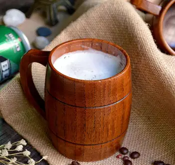 350ml Classic Style Natural Wood Cup Wooden Beer Mugs Drinking For Party Novelty Gifts Eco-friendly
350ml Classic Style Natural Wood Cup Wooden Beer Mugs Drinking For Party Novelty Gifts Eco-friendly
