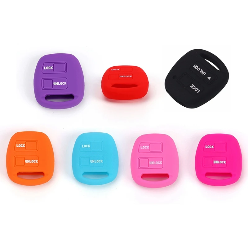 2 Buttons Silicone Car Key Fob Case Cover Skin For TOYOTA CAMRY RAV4 PRADO COROLLA AVENSIS LAND CRUISER YARIS
2 Buttons Silicone Car Key Fob Case Cover Skin For TOYOTA CAMRY RAV4 PRADO COROLLA AVENSIS LAND CRUISER YARIS