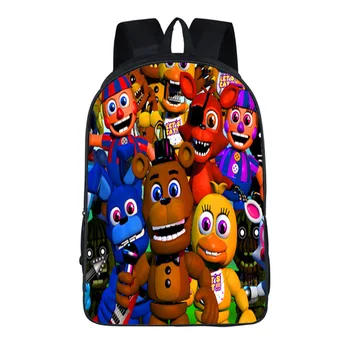 Anime Five Nights At Freddys Backpack Teen Bonnie Fazbear Foxy Freddy Chica Backpack Boys Girls School Bags Backpack 17 style
Anime Five Nights At Freddys Backpack Teen Bonnie Fazbear Foxy Freddy Chica Backpack Boys Girls School Bags Backpack 17 style
