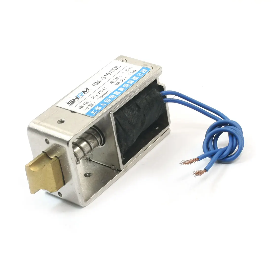 UXCELL Rm-S1670dl Dc24v 1.5A 10Mm Stroke 1Kg Force Open Frame Pull Type Actuator Door Lock Solenoid
UXCELL Rm-S1670dl Dc24v 1.5A 10Mm Stroke 1Kg Force Open Frame Pull Type Actuator Door Lock Solenoid
