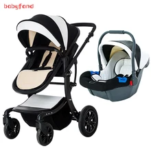 stroller baby european strollers newborn pram popular carriage lying comfortable dual seat use mother colors aliexpress