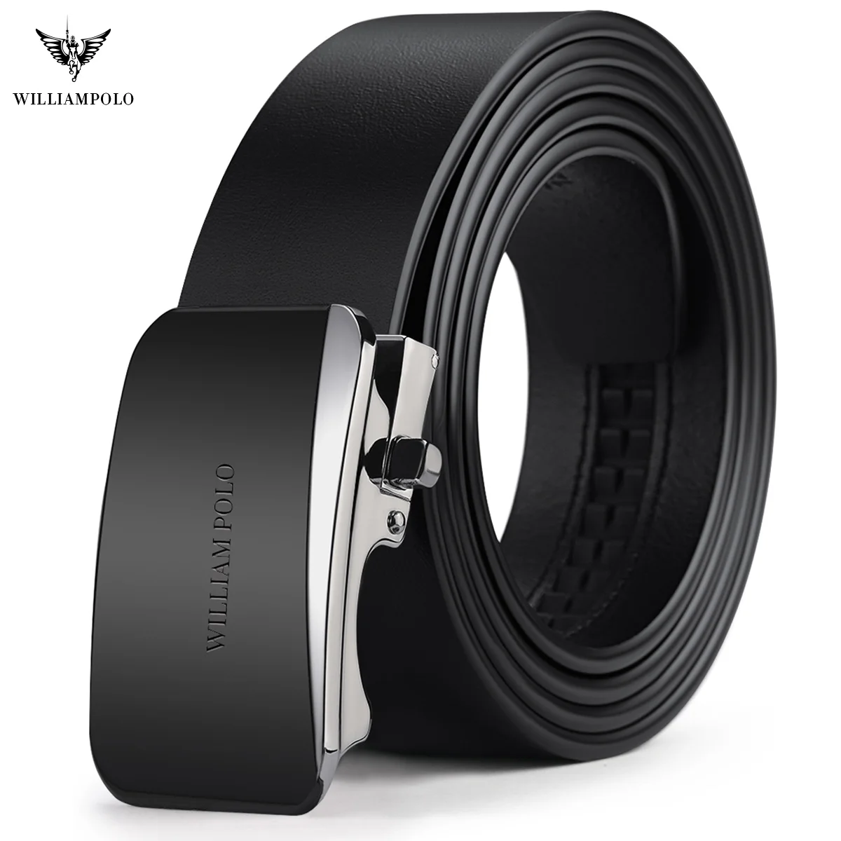 WILLIAMPOLO Luxury Brand Men Belt Genuine Leather Automatic Buckle Male Belts Black Strap Original Natural Cowskin Belts
WILLIAMPOLO Luxury Brand Men Belt Genuine Leather Automatic Buckle Male Belts Black Strap Original Natural Cowskin Belts