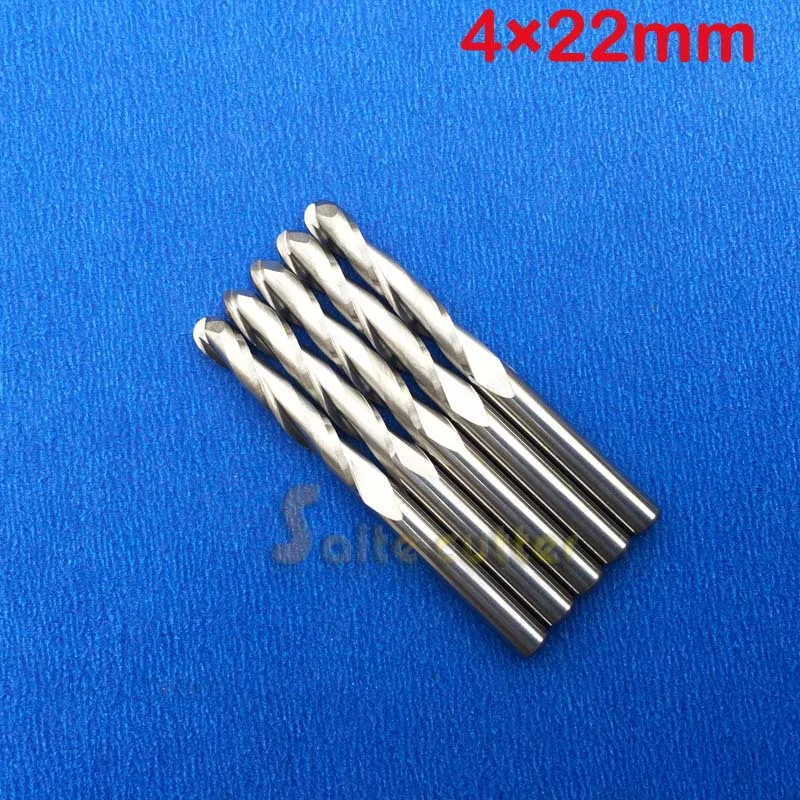 5pcs double Flute Ballnose EndMills CNC lathe Machine Milling Machinery Cutting tools router bit 4X22mm
5pcs double Flute Ballnose EndMills CNC lathe Machine Milling Machinery Cutting tools router bit 4X22mm