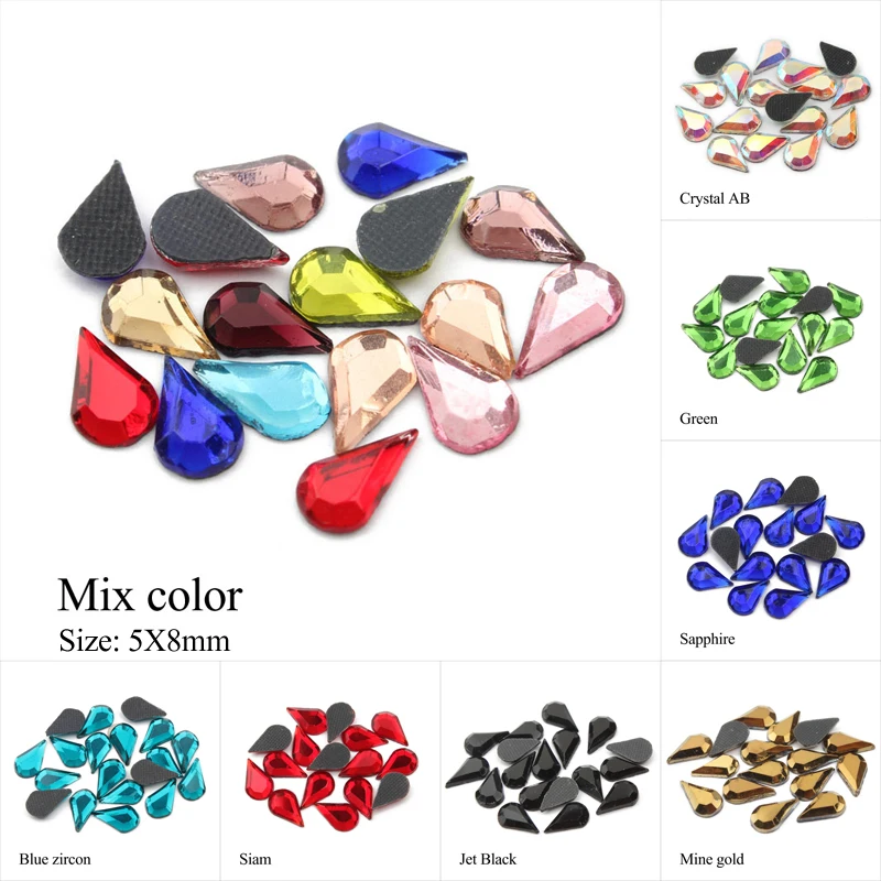New Sale 5X8mm Drop Hotfix Rhinestone Flatback Glass stones 300pcs/lot use for Garment bags shoes
New Sale 5X8mm Drop Hotfix Rhinestone Flatback Glass stones 300pcs/lot use for Garment bags shoes