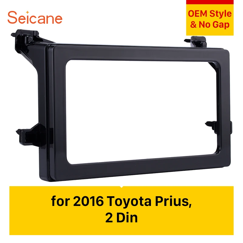 Seicane Black Double Din Car Audio Fascia Frame Stereo Dashboard Cover Trim Mount Kit For 2016 Toyota Prius
Seicane Black Double Din Car Audio Fascia Frame Stereo Dashboard Cover Trim Mount Kit For 2016 Toyota Prius