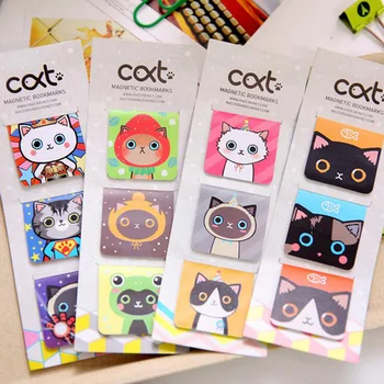 3pcs/set cat design bookmark Kawaii mini magnetic bookmarks Office zakka accessories School supplies (tt-2370)
3pcs/set cat design bookmark Kawaii mini magnetic bookmarks Office zakka accessories School supplies (tt-2370)