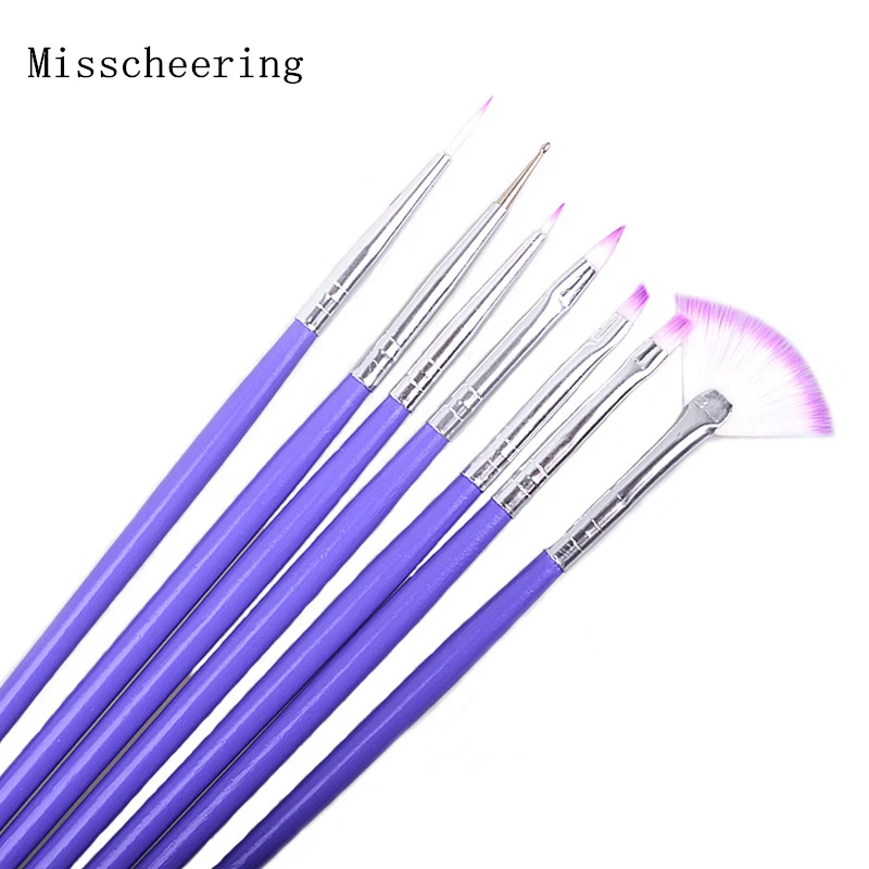New 7 pcs / set Purple Nail Art Brushes Pen DIY Nail Polish Drawing Painting Hair Combs Set UV Gel Design Manicure Tools
New 7 pcs / set Purple Nail Art Brushes Pen DIY Nail Polish Drawing Painting Hair Combs Set UV Gel Design Manicure Tools