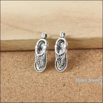 100PC new fashion charm Sandals pendant Tibetan silver fits for necklace DIY jewelry findings 20107
100PC new fashion charm Sandals pendant Tibetan silver fits for necklace DIY jewelry findings 20107