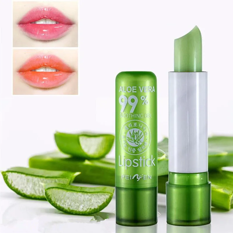 Pure natural plant Aloe Vera lipstick does not fade Long-lasting moisturizer Can change color with temperature Lip Care Cosmetic
Pure natural plant Aloe Vera lipstick does not fade Long-lasting moisturizer Can change color with temperature Lip Care Cosmetic