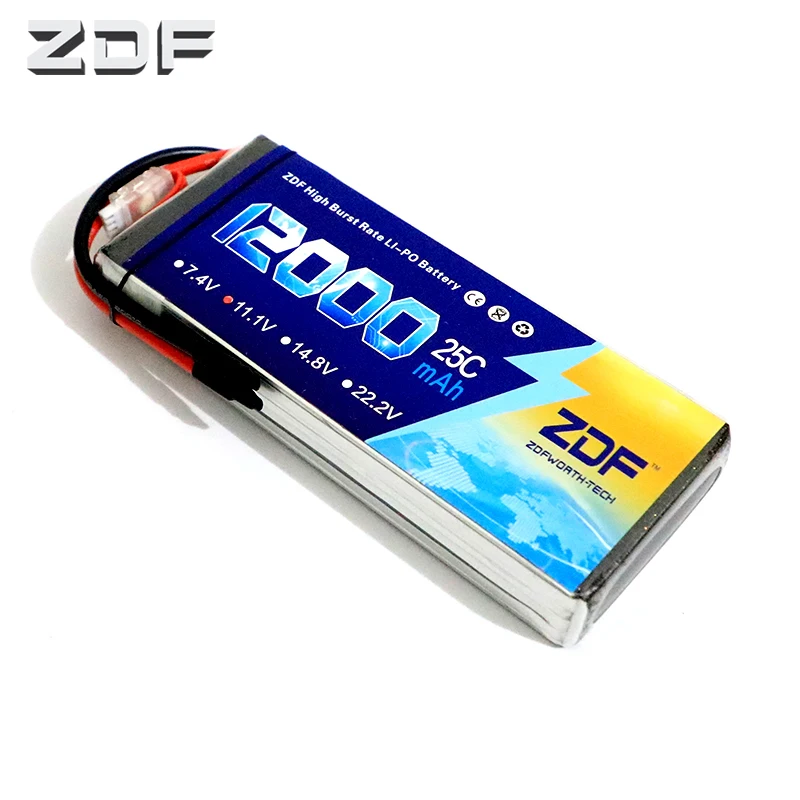 ZDF 11.1V 12000mAh 25C MAX 50C RC Lipo 3S Battery XT60 For RC Helicopter Drone AKKU Airplane FPV UAV Car Boat Lipoly Bateria 
ZDF 11.1V 12000mAh 25C MAX 50C RC Lipo 3S Battery XT60 For RC Helicopter Drone AKKU Airplane FPV UAV Car Boat Lipoly Bateria
