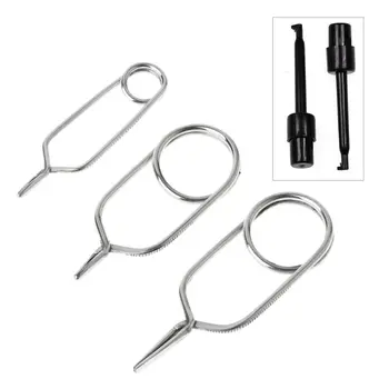 Fly Fishing Hooking Tool Clip Plastic Feather Holder Hook Stainless Steel Neck Clip
Fly Fishing Hooking Tool Clip Plastic Feather Holder Hook Stainless Steel Neck Clip