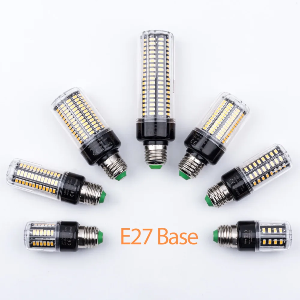 E27 Led Bulb Corn Lamp E14 Led 220V Light Bulb SMD 5736 Bombillas Led Ampoule 3.5W 5W 7W 9W 12W 15W 20W No Filcker Home Lighting
E27 Led Bulb Corn Lamp E14 Led 220V Light Bulb SMD 5736 Bombillas Led Ampoule 3.5W 5W 7W 9W 12W 15W 20W No Filcker Home Lighting