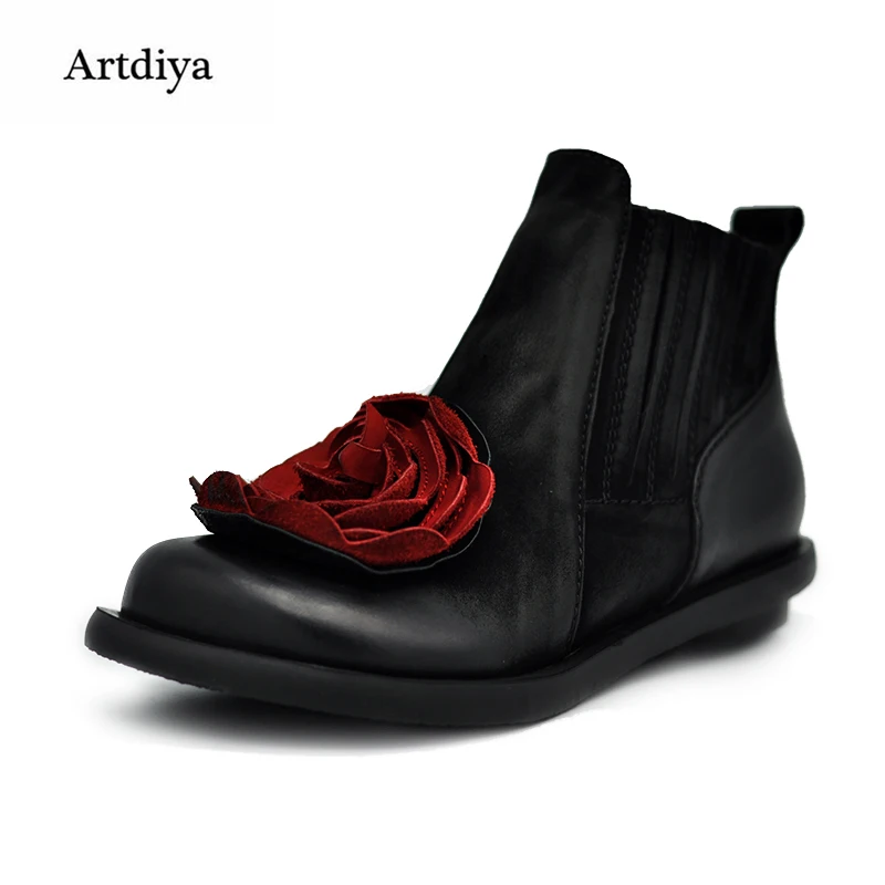 Artiya Original design handmade big flower genuine leather women boots national trend vintage cowhide boots women shoes 0886
Artiya Original design handmade big flower genuine leather women boots national trend vintage cowhide boots women shoes 0886