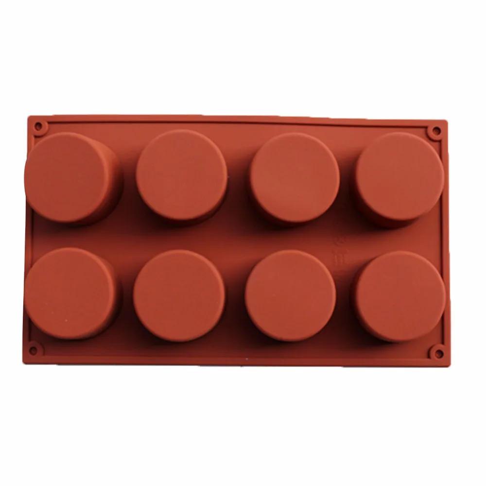 Safe Food Grade Silicone Cake Mould 8-cavity Round Shape Cake Mold Tool For Jelly Cupcake Bread Mousse Muffin Bakware Baking Set
Safe Food Grade Silicone Cake Mould 8-cavity Round Shape Cake Mold Tool For Jelly Cupcake Bread Mousse Muffin Bakware Baking Set
